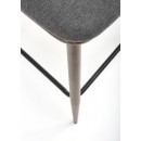 Стул барный HALMAR H114 серый/ореховый